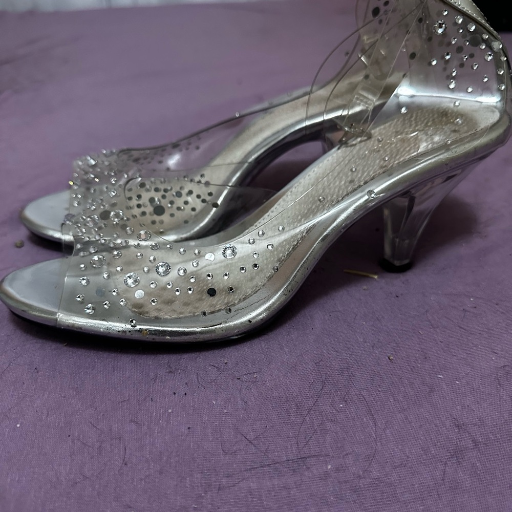 Sparkling Silver Women's Heels